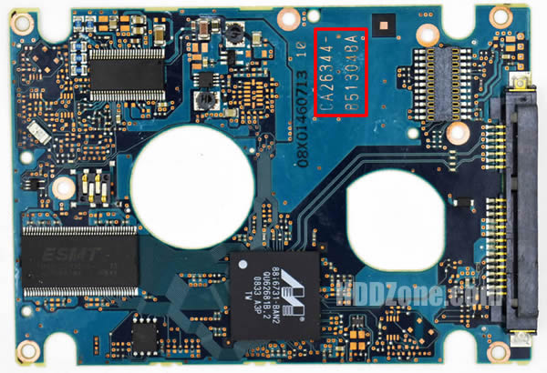 CA26344-B51304BA Fujitsu Harde Schijf Printplaat